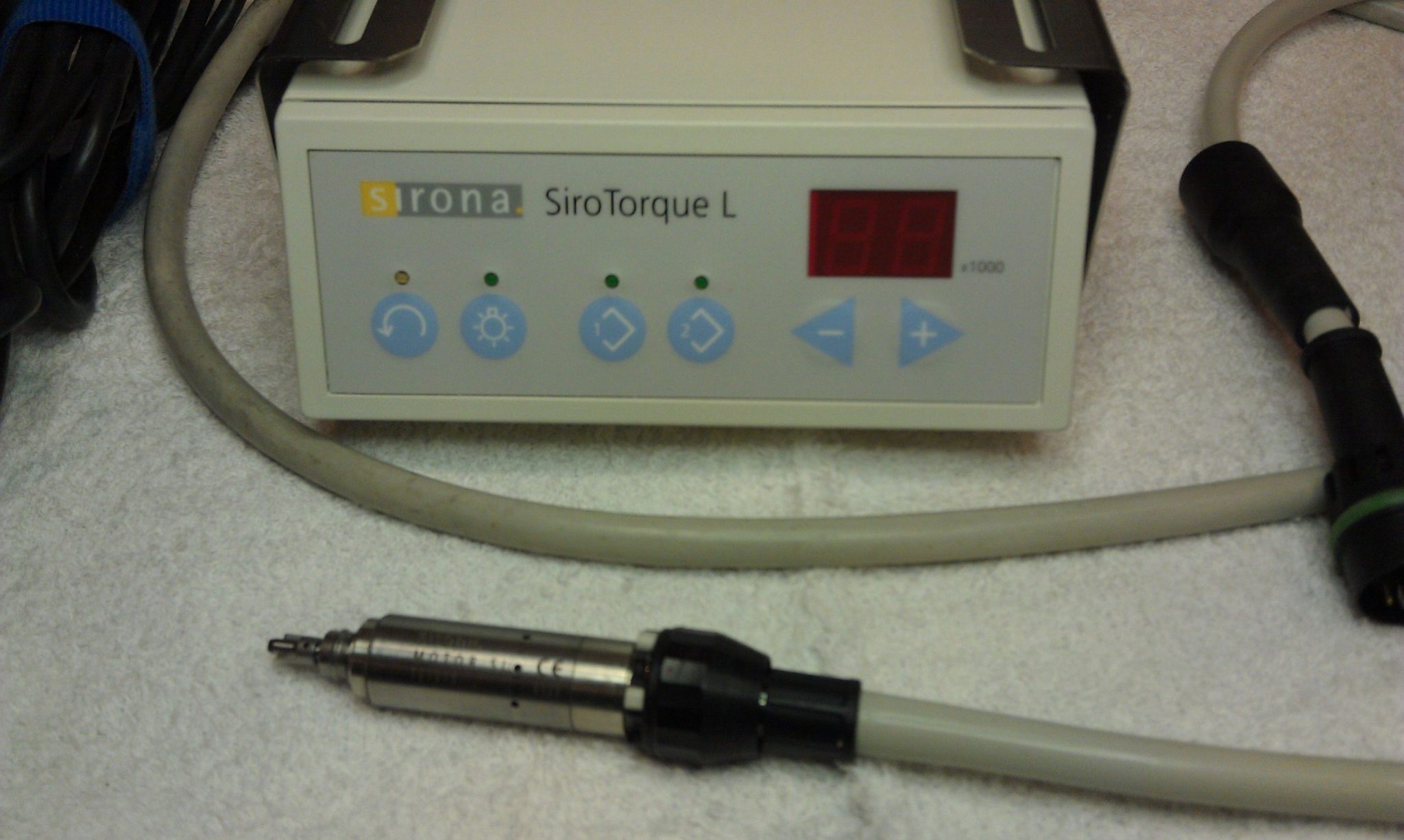 Sirona SiroTorque L Electric Handpiece System Hughes Dental Repair